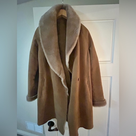 Overland Sheep Company - Nicole Brown Shearling Coat- XS - Picture 11 of 15